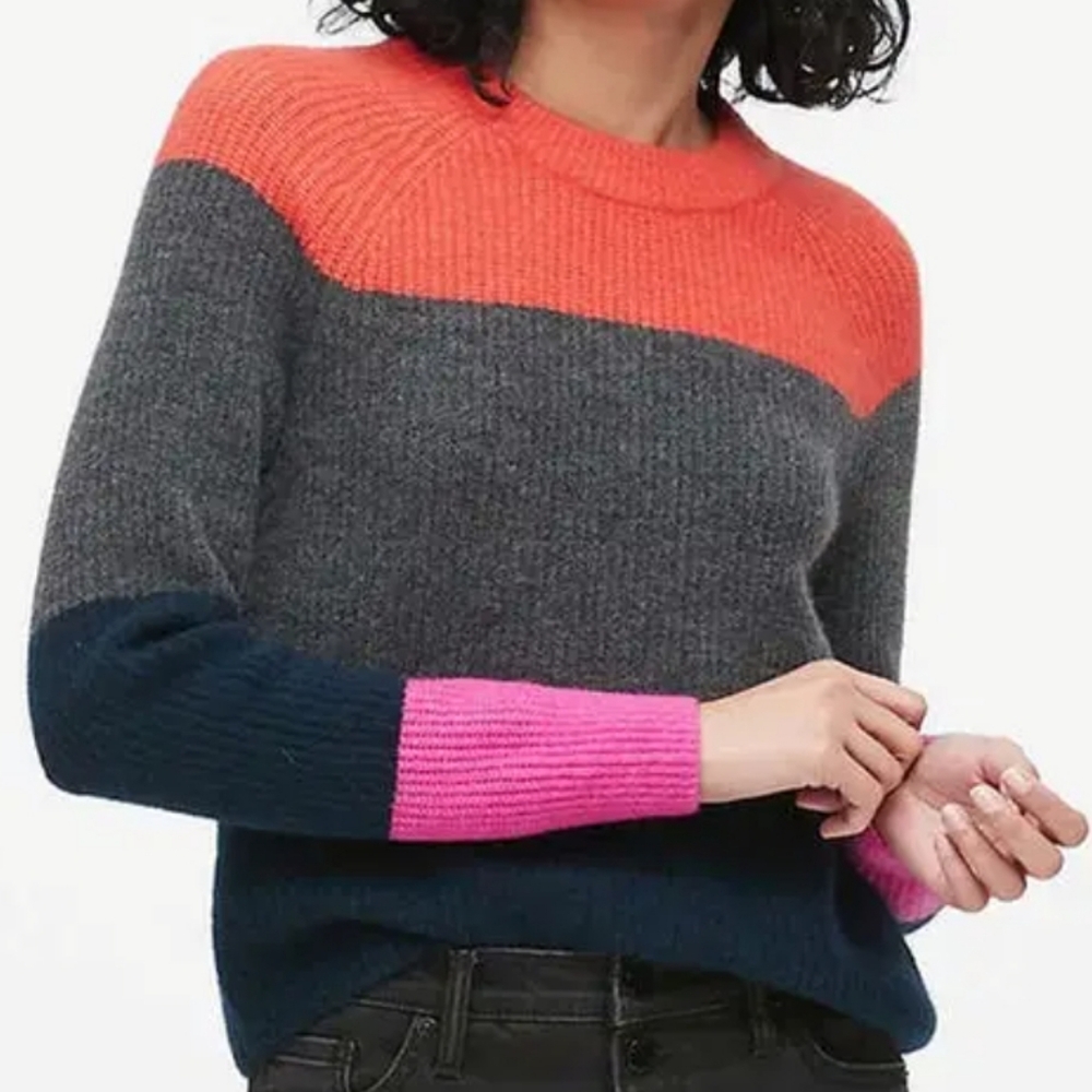 Banana Republic Aire Color Block Sweater